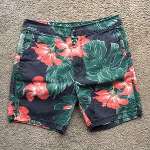 H&M Divided Floral Board Shorts